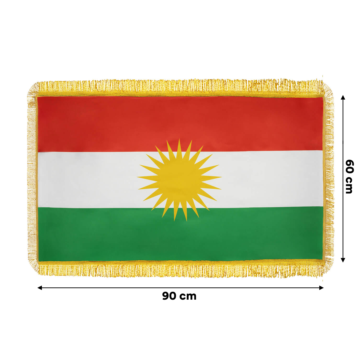 Kurdische flagge schlafzimmer